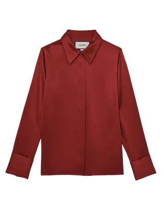 Red blouse